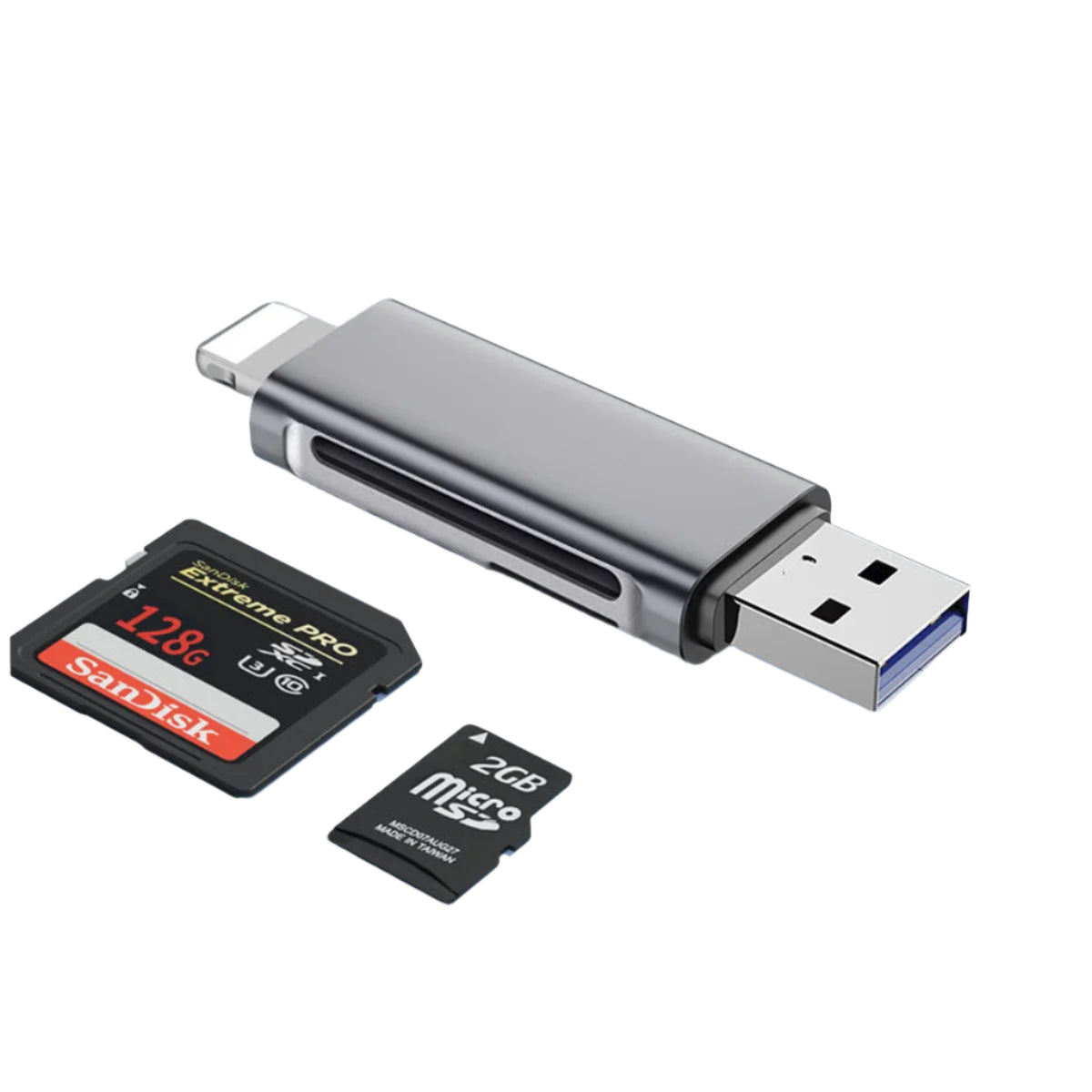 Fonken 2-in-1 Micro SD/TF Card Reader