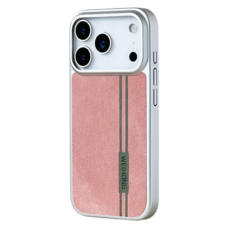 Matte Fabric Frosted Armor MagSafe Case for iPhone 17 Series