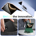 PC and TPU Kickstand Case with Hinge Protection for Samsung Galaxy Z Fold 8
