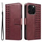 iPhone 16 Series Flip Leather Wallet Case with Kickstand