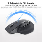 Rapoo MT760L Multi-Device Ergonomic Wireless Mouse