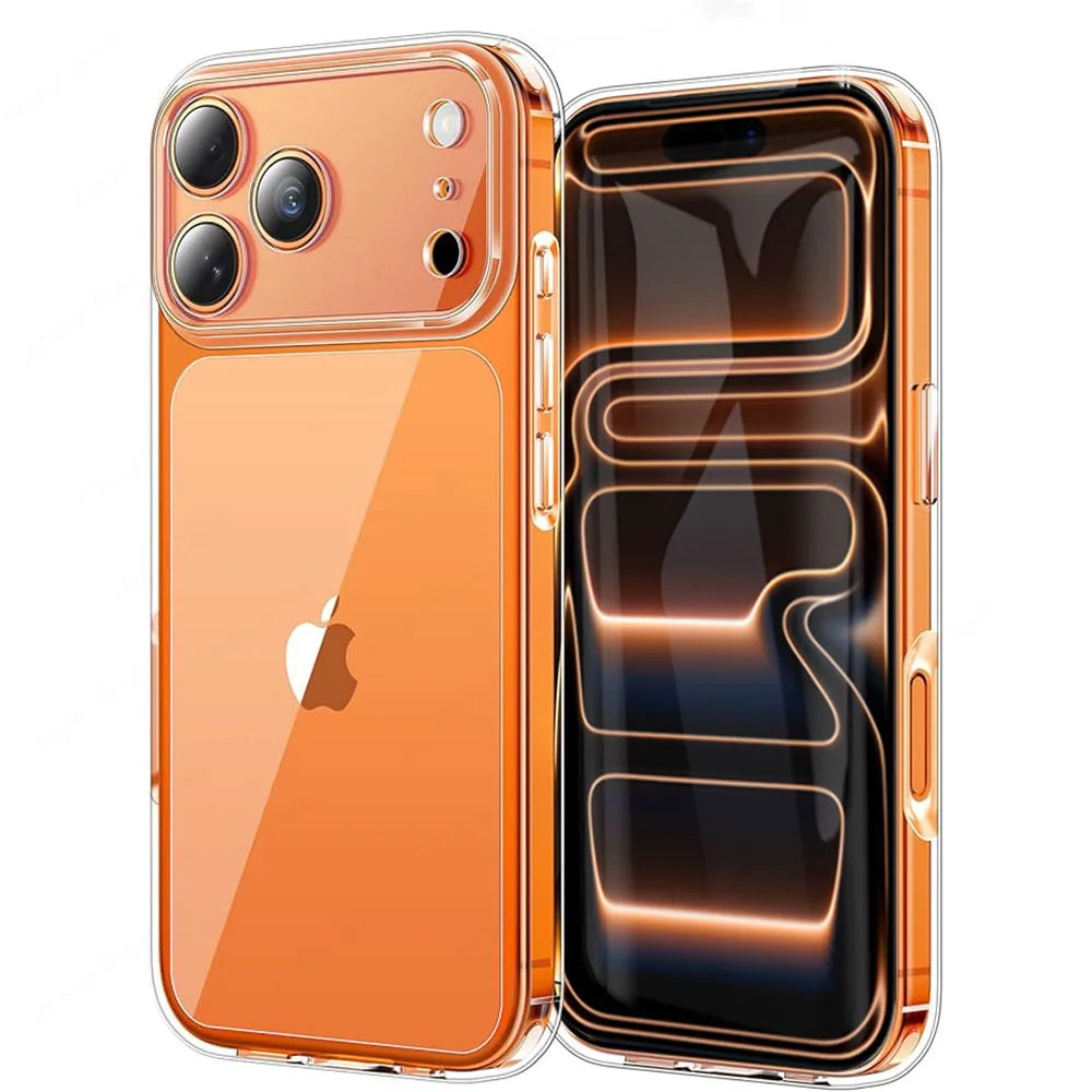 Clear TPU Phone Case with Lens Protection for iPhone 17 Series