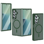 Translucent Matte Magnetic Case with Raised Camera Protection for Samsung Galaxy Z Fold 8 Ultra