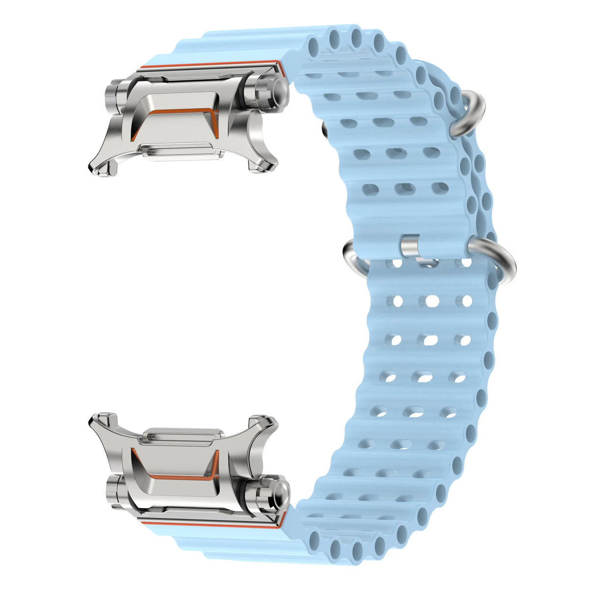 Perforated Silicone Watch Band for Samsung Galaxy Watch Ultra 2