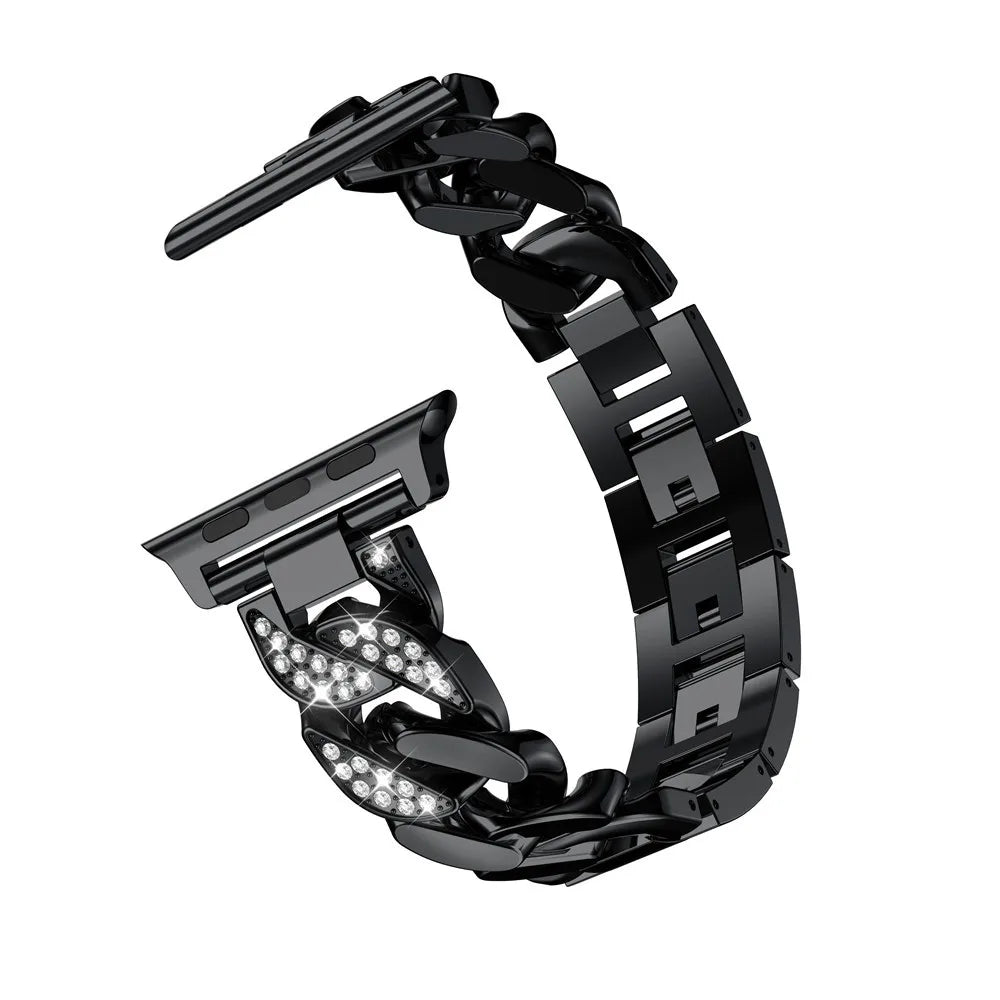 Fashion Sparkling Stone Metal Replacement Band for Apple Watch