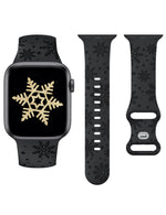 Christmas Snowflake Silicone Band for Apple Watch