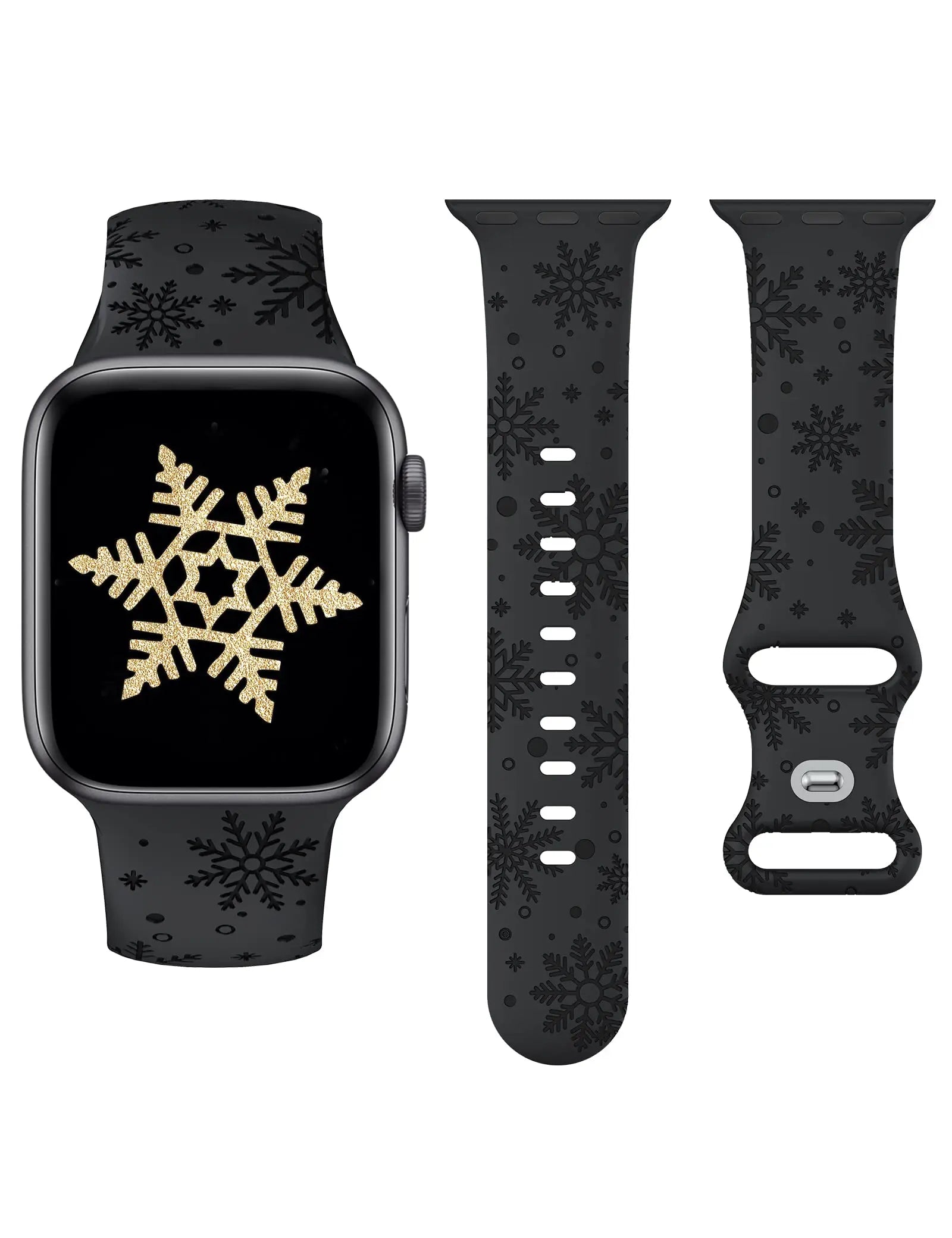 Christmas Snowflake Silicone Band for Apple Watch