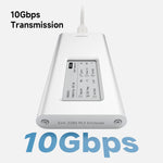 Hagibis Aluminum NVMe External SSD Case with Ink Screen