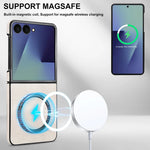 Samsung Galaxy Z Flip 7 Magnetic Leather Case