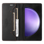 Leather Flip Wallet Case with Card Holder and Stand for Samsung Galaxy S24 Series