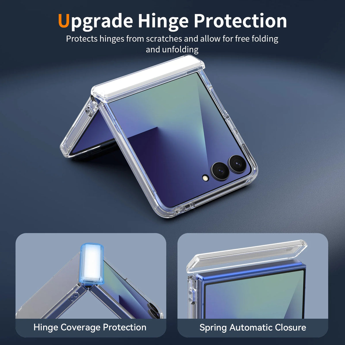 Anti-Yellowing Slim Magnetic Protective Case for Samsung Galaxy Z Flip 8
