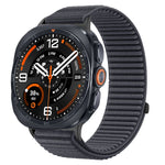 Woven Nylon Velcro Watch Strap with Metal Connector Heads for Samsung Galaxy Watch Ultra 2