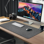 Extended Felt Desk Pad With Non-Slip Base