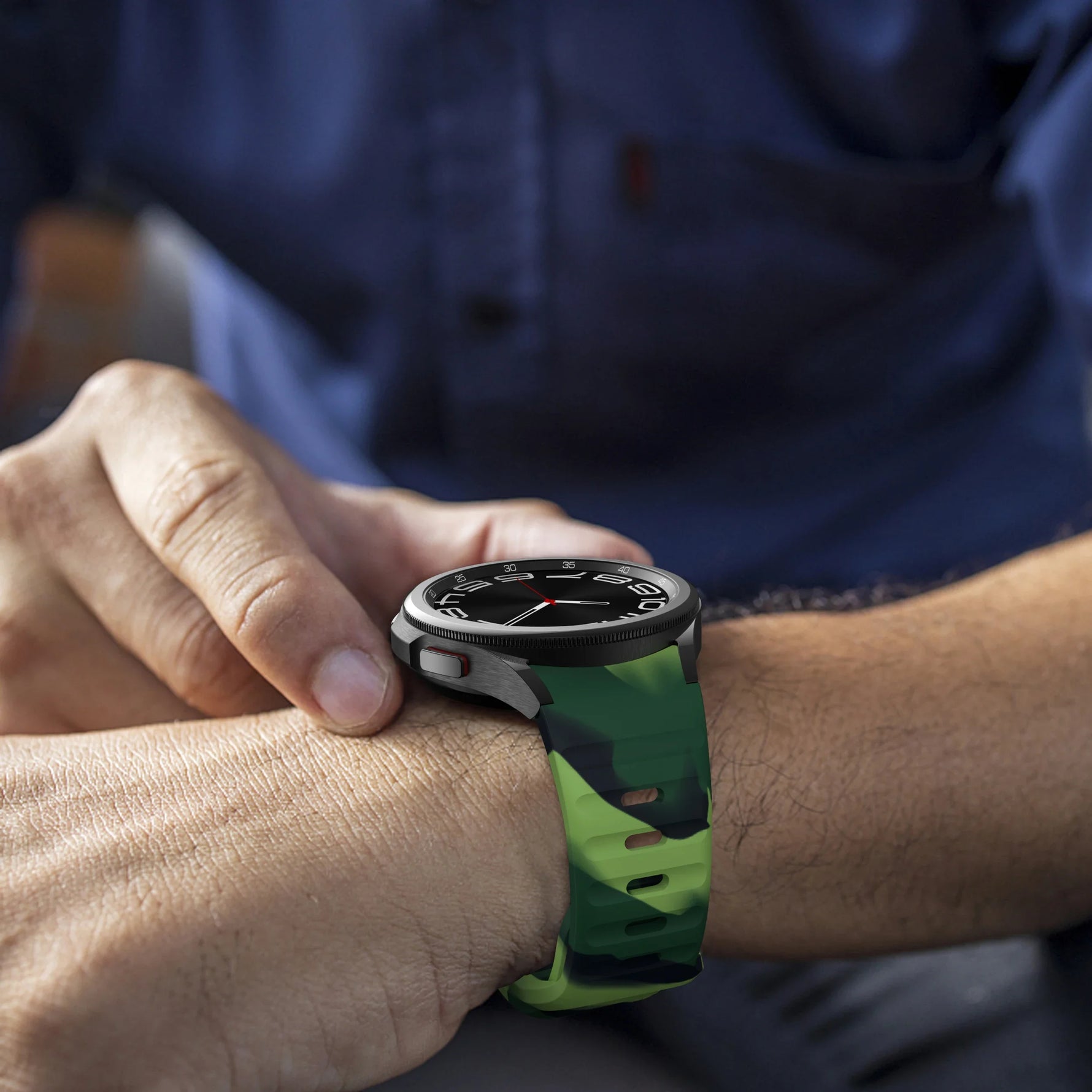 No Gaps Silicone Strap for Samsung Galaxy Watch 7 - Smooth & Secure Fit