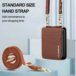 Samsung Galaxy Z Flip 6 Wallet Case with Strap and Card Holder