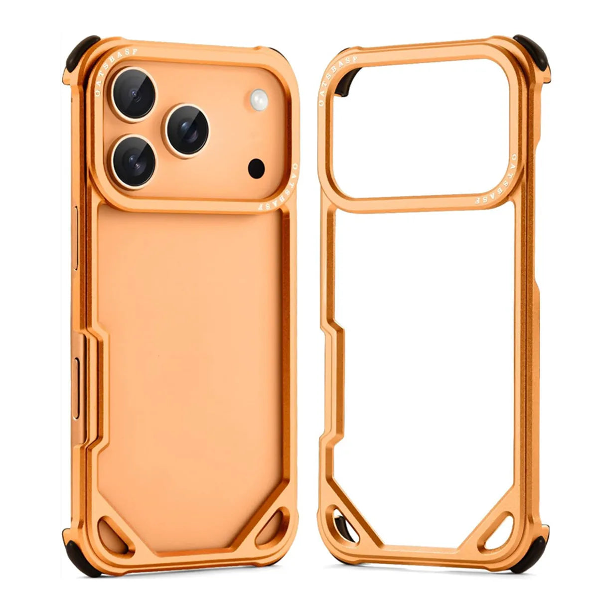 Shockproof Hollow Metal Case for iPhone 17 Series