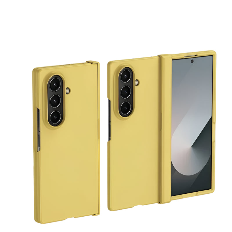 Full Coverage Hard Shell Case with Skin Texture for Samsung Galaxy Z Fold7