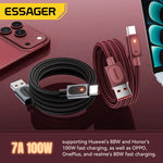 Essager 100W USB-A to USB-C Fast Charging Cable