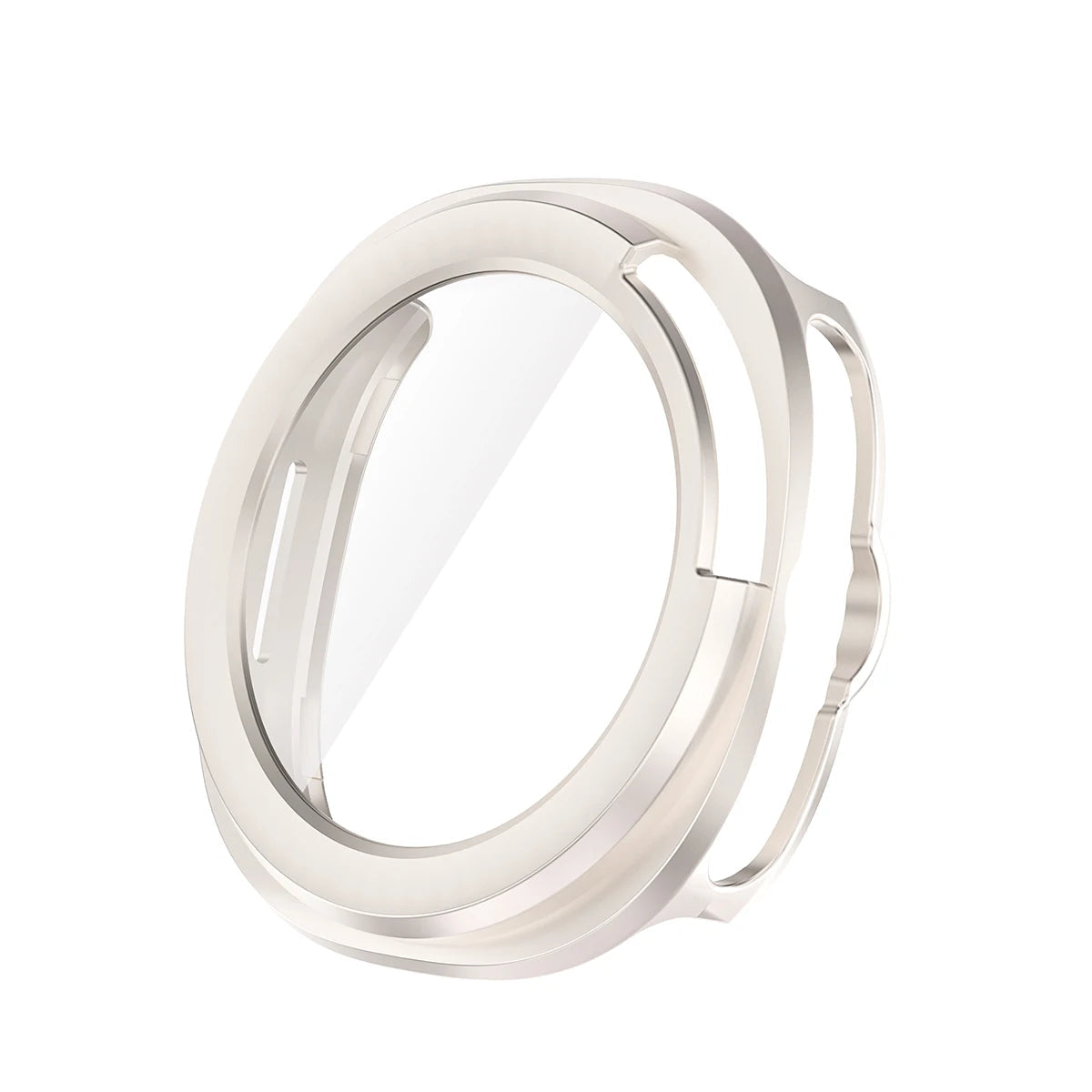 PC Case with Tempered Glass Screen Protector for Samsung Galaxy Watch 8 Classic