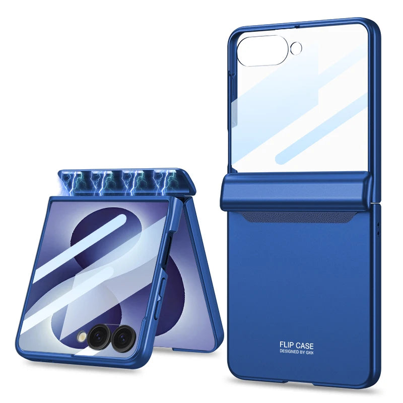 Premium Protective Case with Outer Screen Cover for Samsung Galaxy Z Flip 8