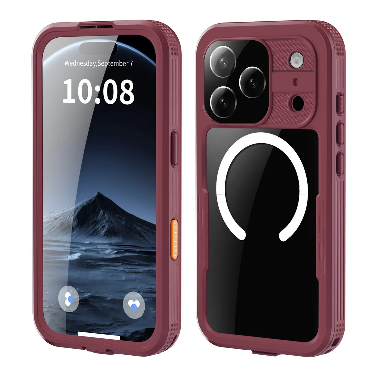 IP68 Waterproof MagSafe Case with Reinforced Corners for iPhone 18 Series