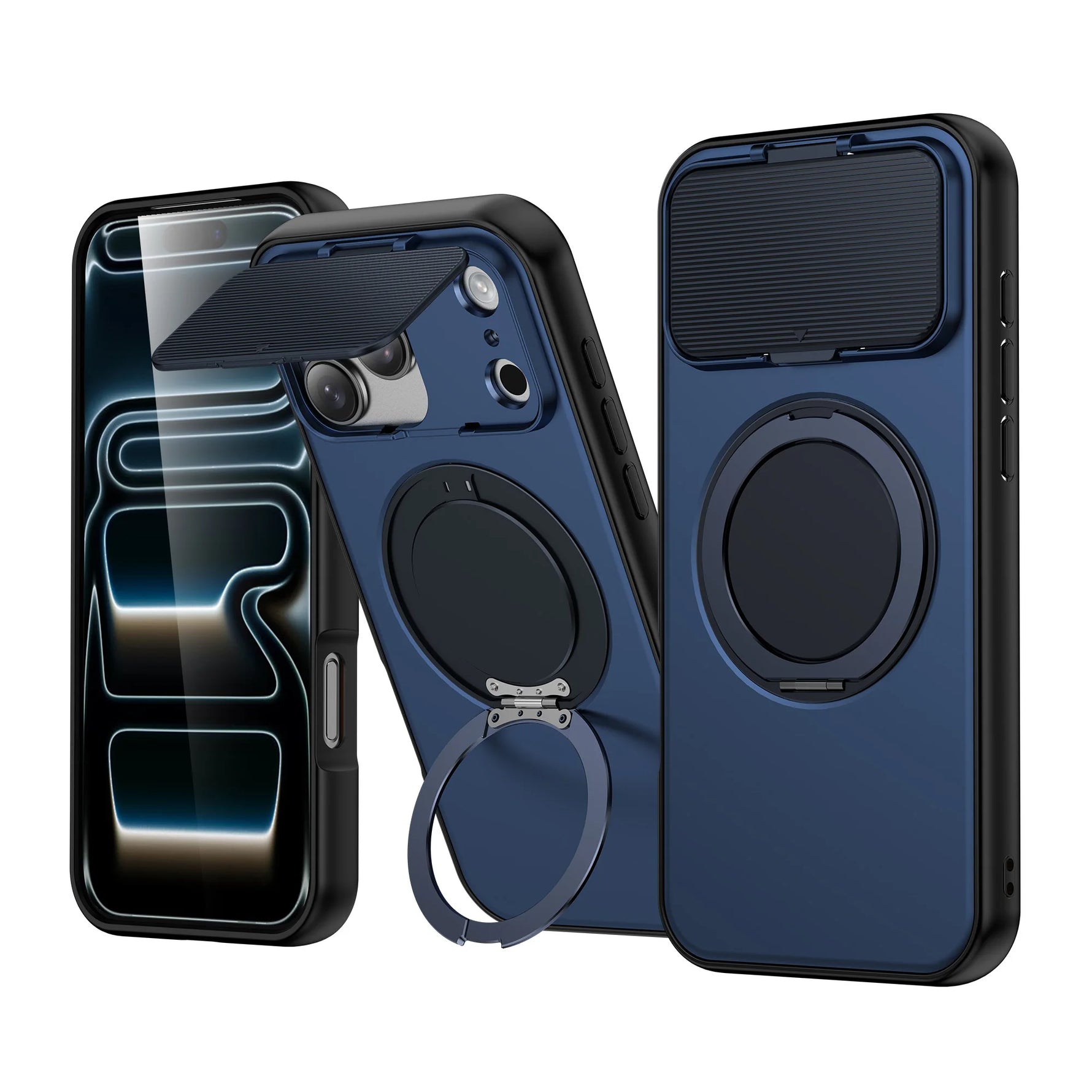 MagSafe Compatible Armor Phone Case with Camera Guard for iPhone 17 Series