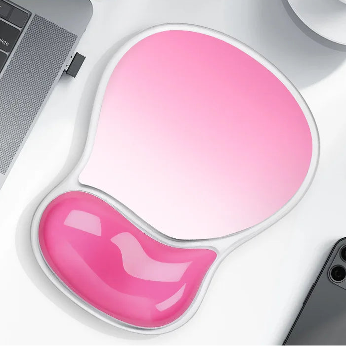 Transparent Silicone Ergonomic Mouse Pad Wrist Rest