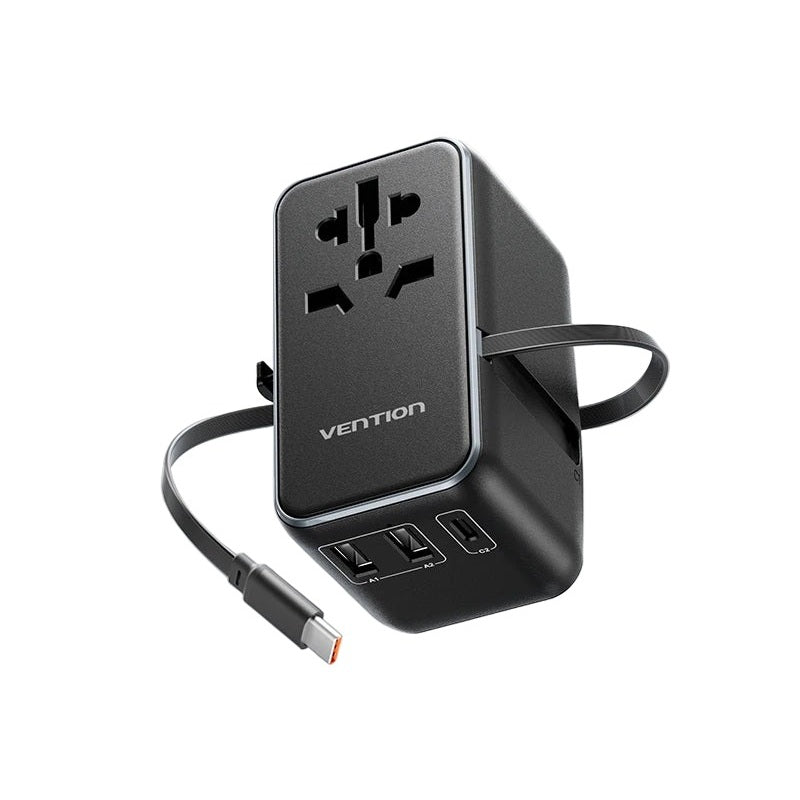 Vention 70W GaN Fast Charging USB-C Travel Adapter