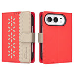 Premium Synthetic Leather Flip Wallet Case with RFID Blocking for iPhone Duo