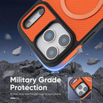 Carbon Fiber MagSafe Leather Case for iPhone 17 Series