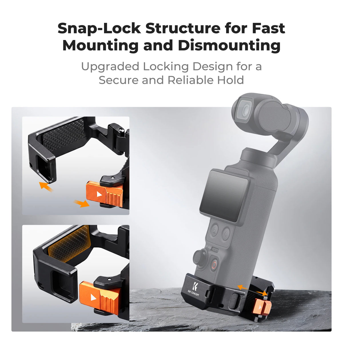 K&F Concept Cold Shoe Mount For DJI Osmo Pocket 4/3