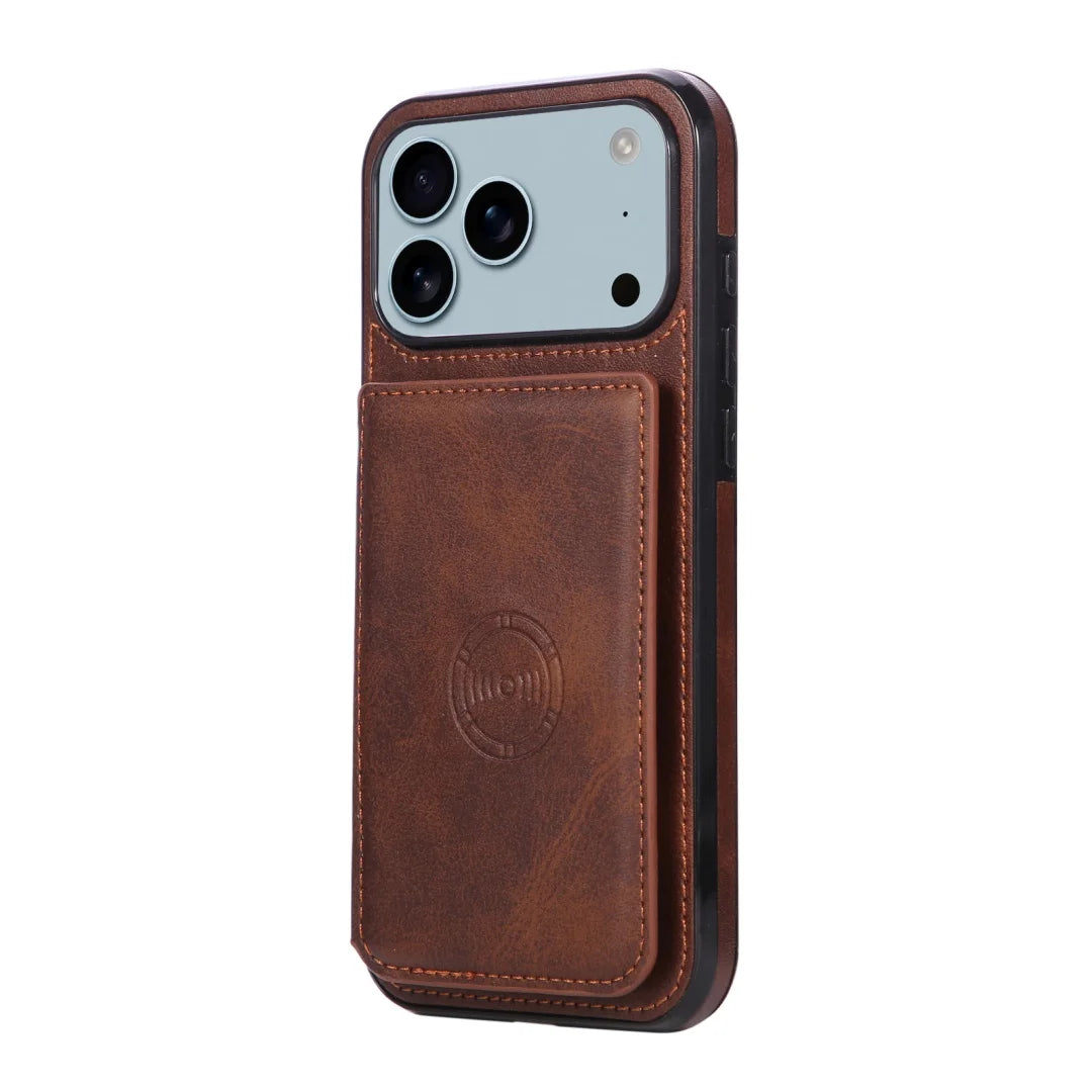 RFID Blocking Magnetic Leather Wallet Phone Case for iPhone 17 Series