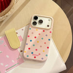 Colorful Polka Dot Protective Case for iPhone 17 Series