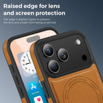 Premium Shockproof Leather MagSafe Case for iPhone 17 Series