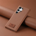 Premium Leather Protective Case for Samsung Galaxy S25 Series