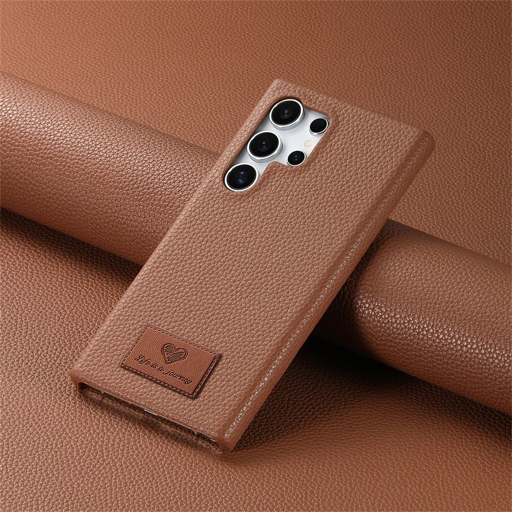 Premium Leather Protective Case for Samsung Galaxy S25 Series