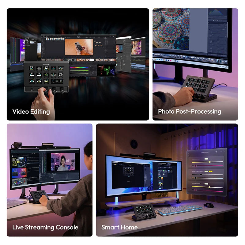 Ulanzi D200X Creative Studio Controller with 4K HDMI and Audio Jack