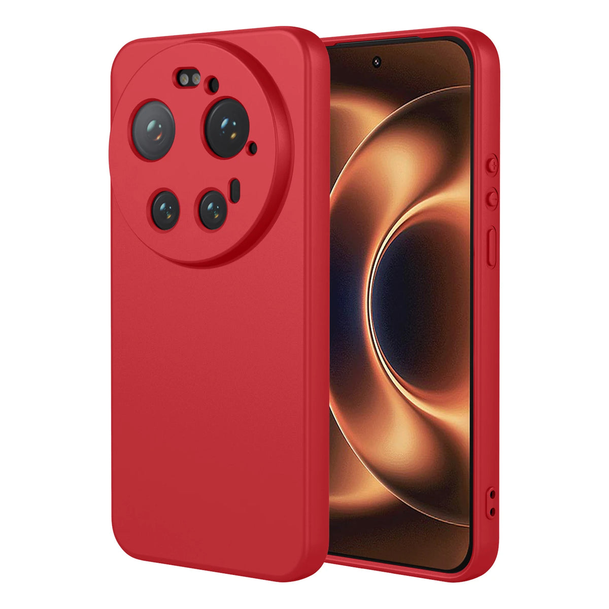 Liquid Silicone Raised Edge Protective Case for Xiaomi 17 Ultra