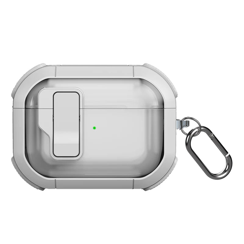 Shockproof Transparent Earphone Case for AirPods 4