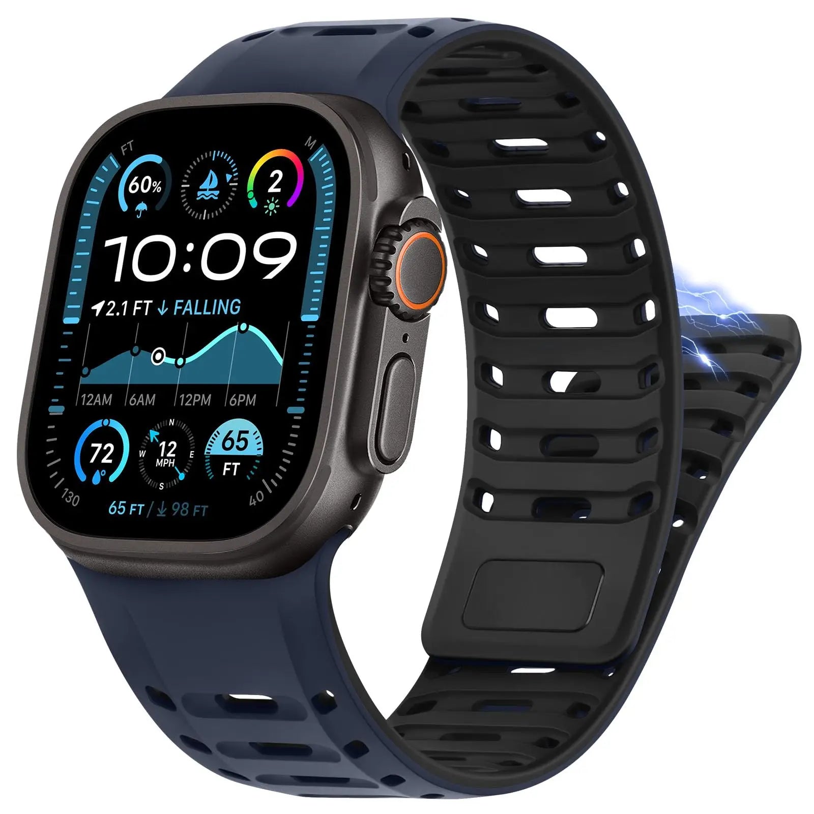 Sport Silicone Magnetic Strap for Apple Watch
