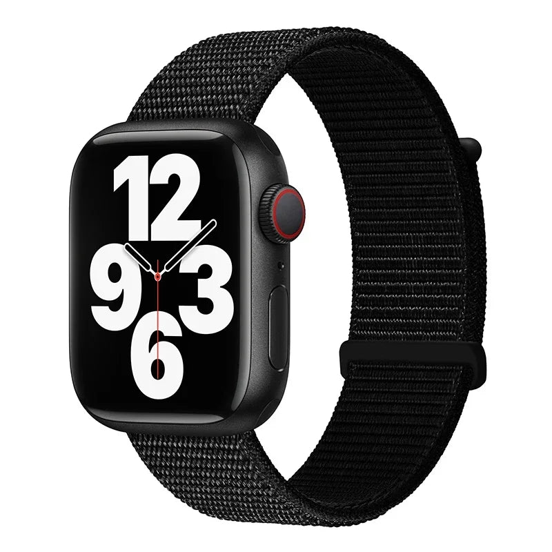 Breathable Nylon Elastic Strap for Apple Watch