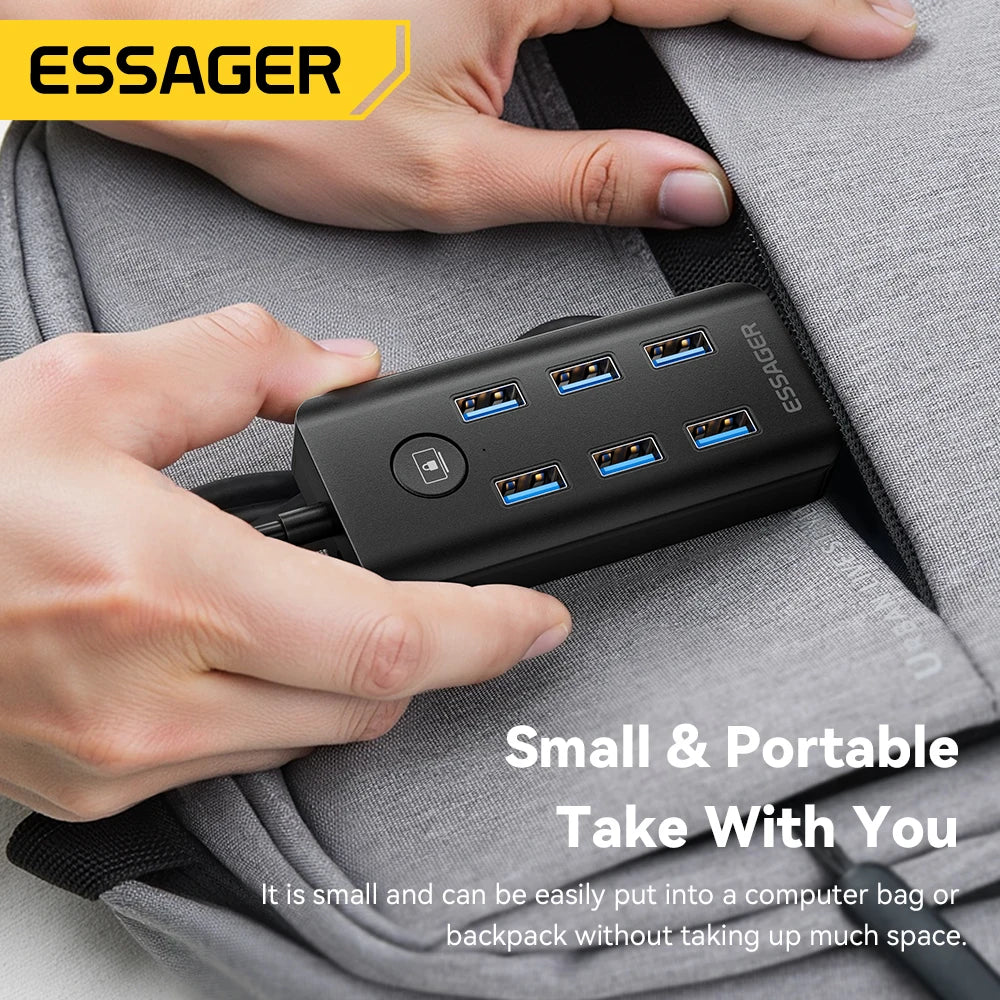 Essager 7-Port USB 3.0 Hub