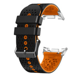 Breathable Two-Tone Silicone Sport Strap for Samsung Galaxy Watch 8 & Galaxy Watch 8 Classic