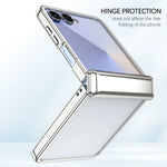 Full Protective Electroplated Case with Tempered Film for Samsung Galaxy Z Flip 7