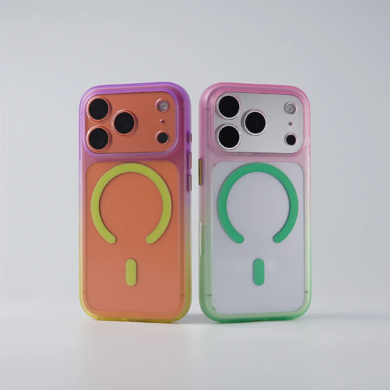 Shockproof Transparent MagSafe Case for iPhone 17 Series