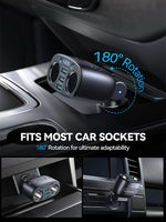 Joyroom 225W 7-Port Car Charger With Independent Switches