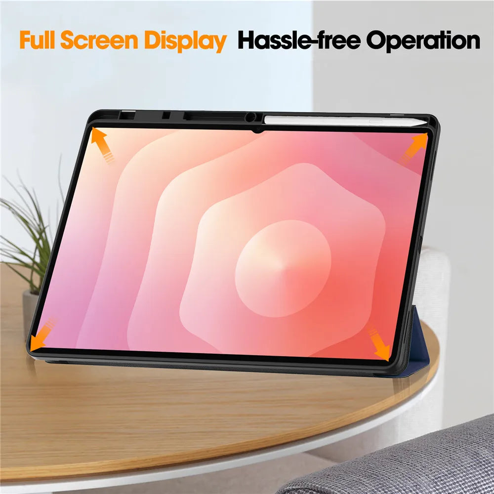 Samsung Galaxy Tab S11 Ultra Case with Magnetic Stand & Pencil Holder