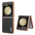 Skin-Feel Crocodile Texture Shockproof Case for Samsung Galaxy Z Flip 6