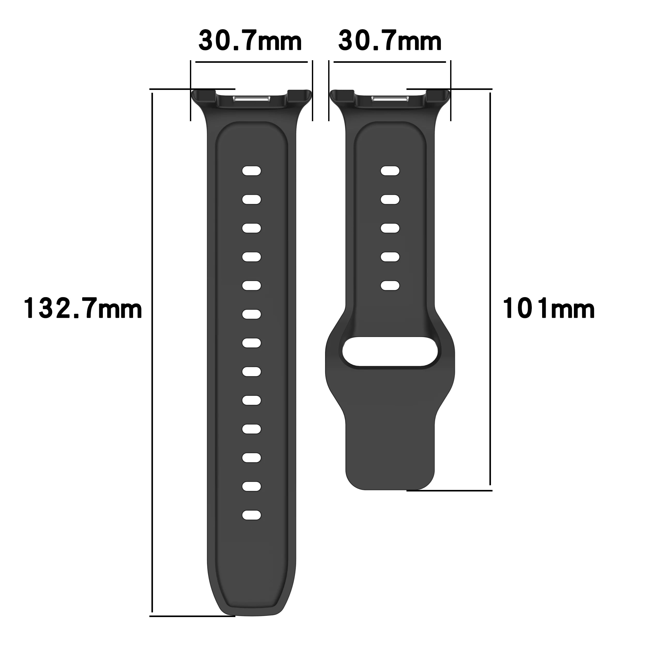 Soft Silicone Sport Strap for Samsung Galaxy Watch 8 / Galaxy Watch 8 Classic