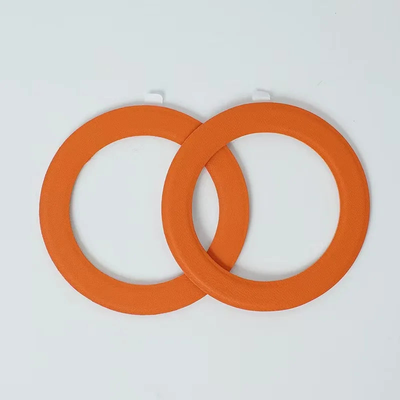 2PCS Universal PU Leather Adhesive Magnetic Plate